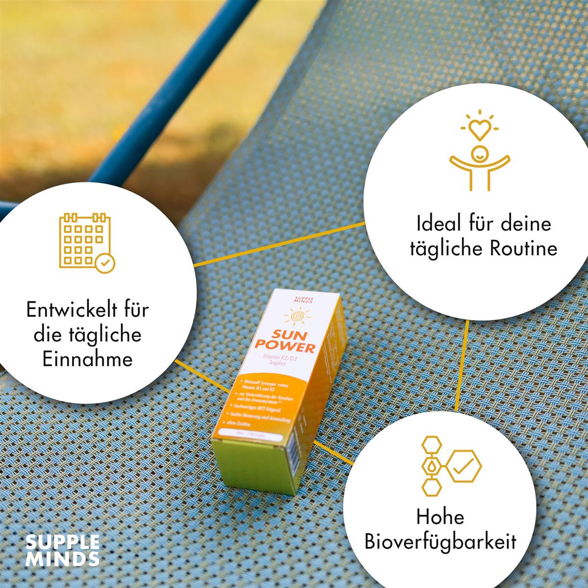 Sun Power Vitamin K2 / D3 Tropfen