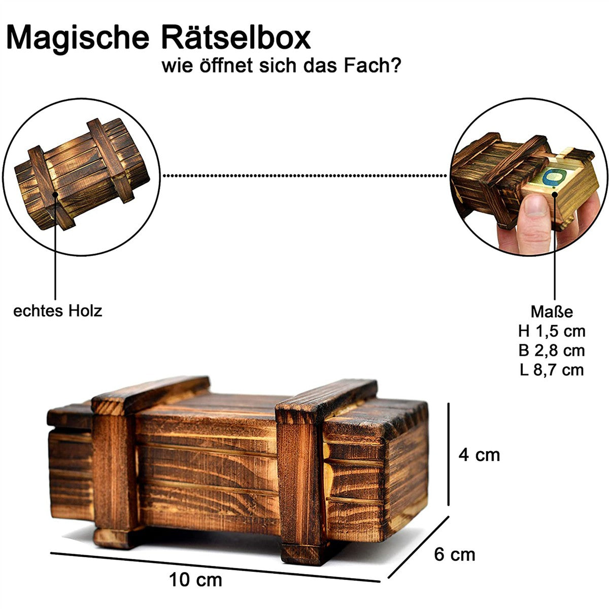 Rätselbox Klein, Ansicht 2