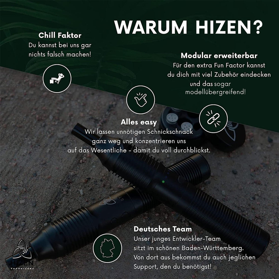 HIZEN Vaporizers Stilus Pro Konvektion 3.0