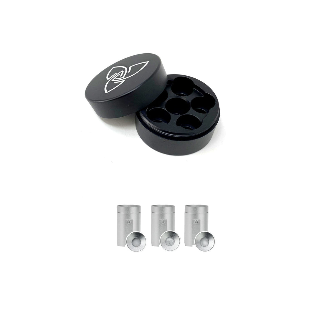 Dosier-Kapselmagazin - BUNDLE inkl. 6 Kapseln für Wax/Öl - Passend für Stilus Mini &amp;amp; Stilus Pro Konduktion