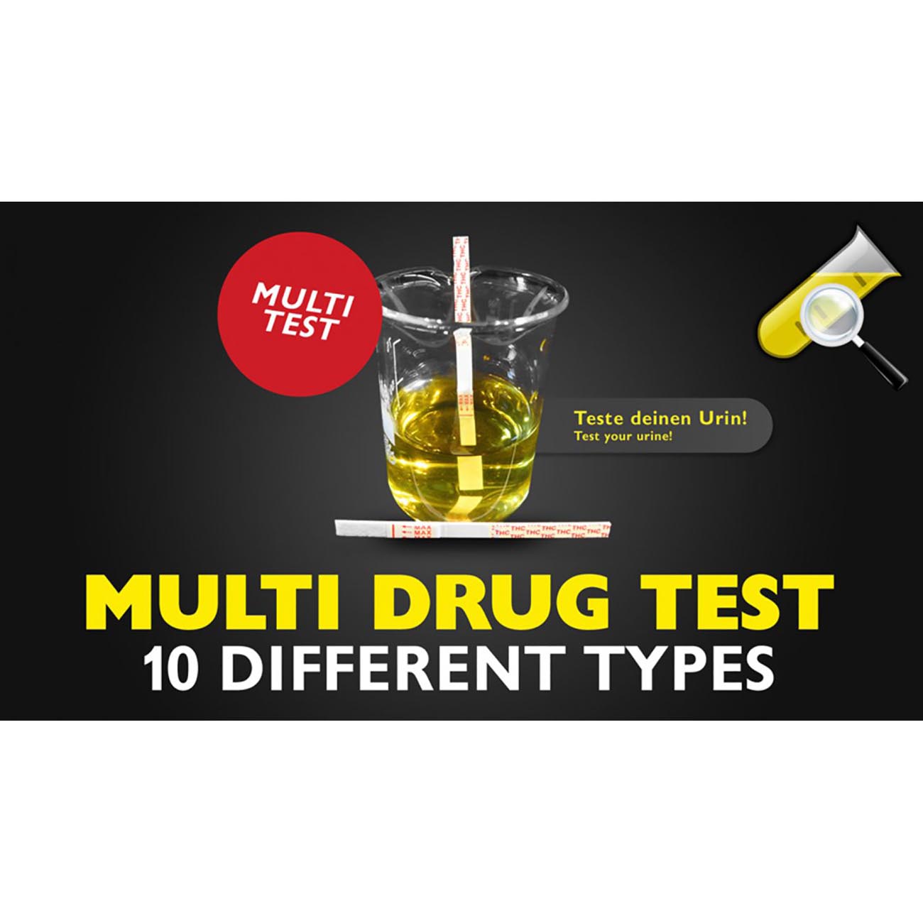 CleanUrin Multi-Drogentest 10 Substanzen