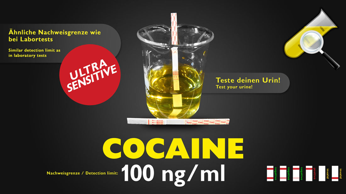 KOKAIN (COC) Drogentest - Selbsttest / Urintest