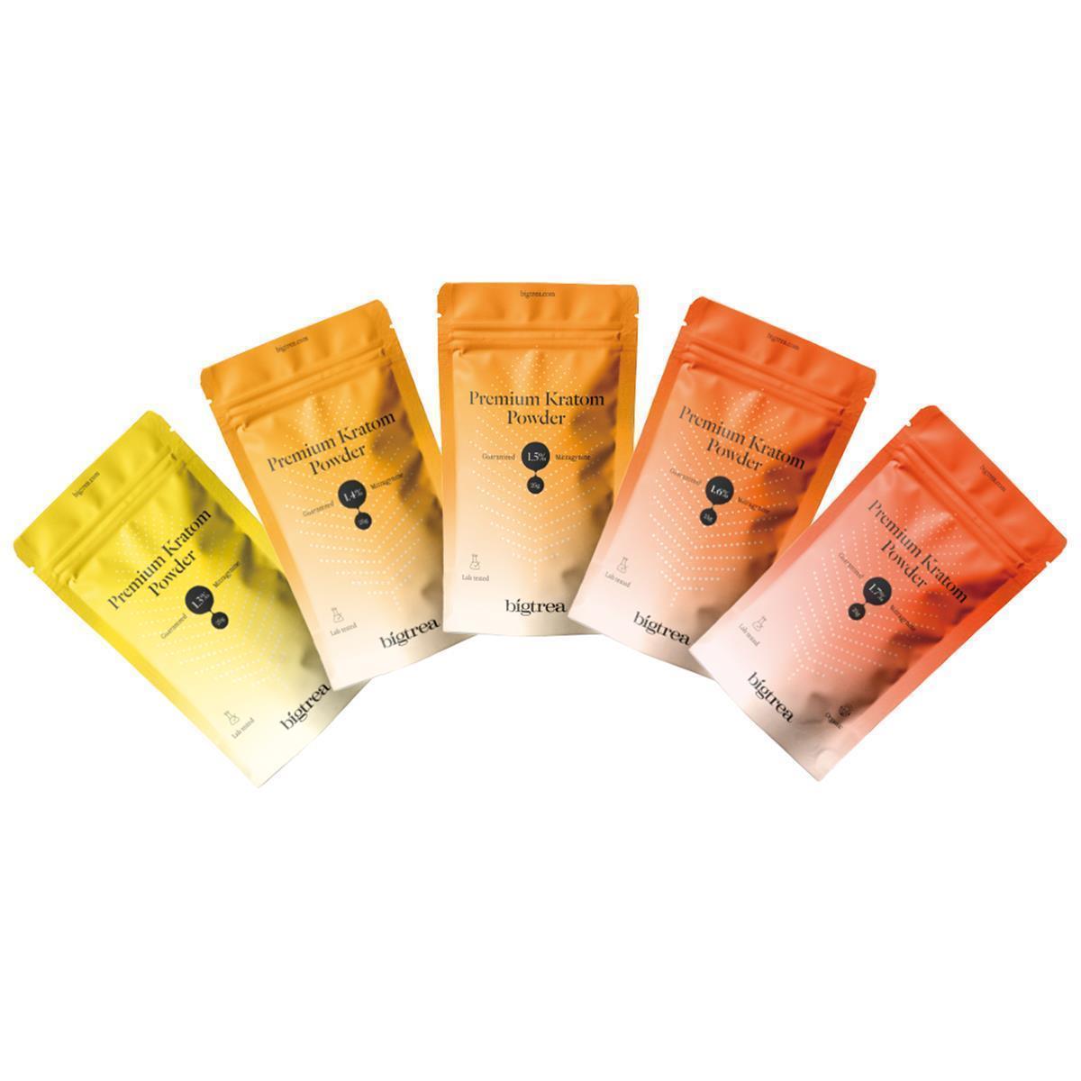 Premium Kratom Pulver 1,3 - 1,7% Mitragynine 25 g