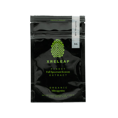 XRELEAF 5gramm Vollspektrum Kratom Extrakt mit 10% Mitragynine