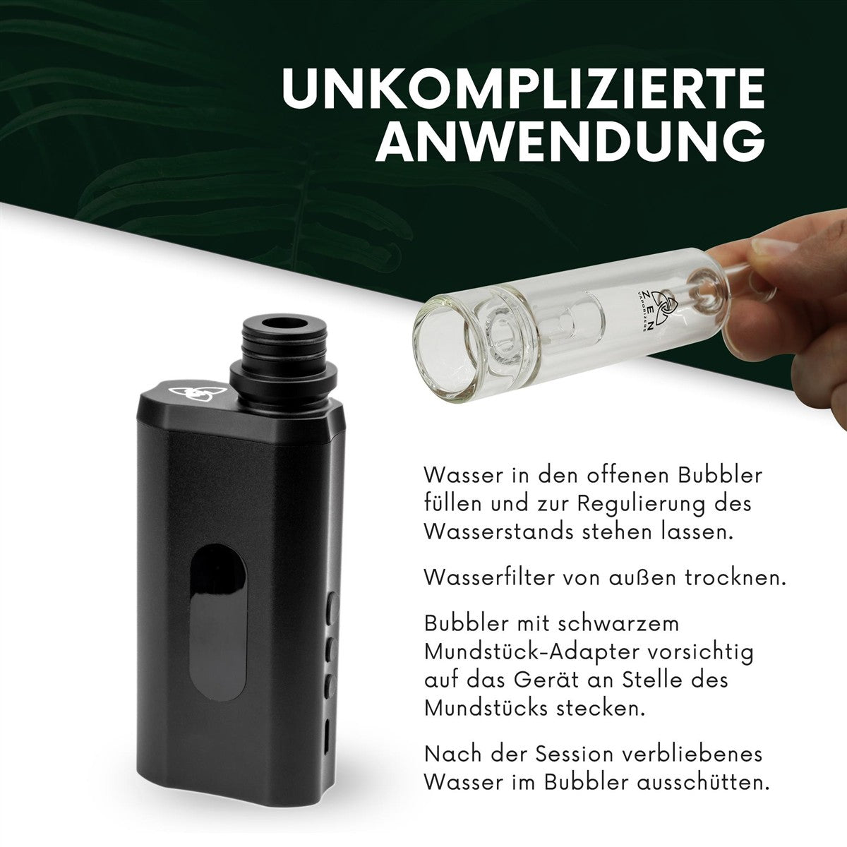 HIZEN Bubbler-Mundstück für Nanu, Ansicht 7