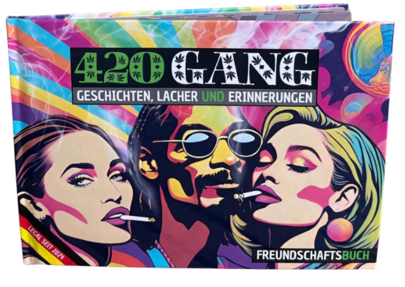 420Gang Cannabis-Freundschaftsbuch