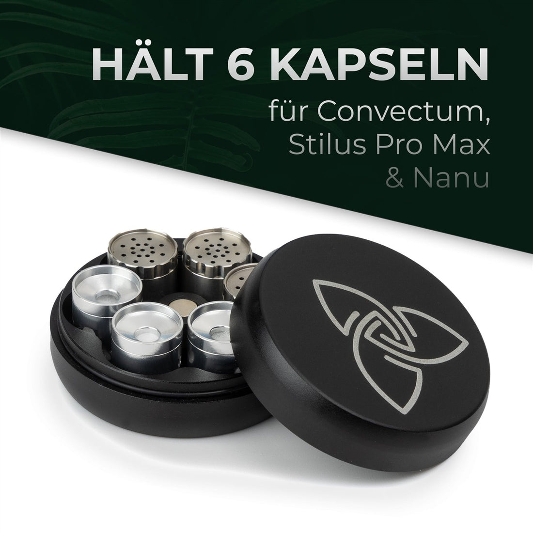 HIZEN Vaporizers Dosier-Kapselmagazin für Convectum, Nanu &amp; Stilus Pro Max