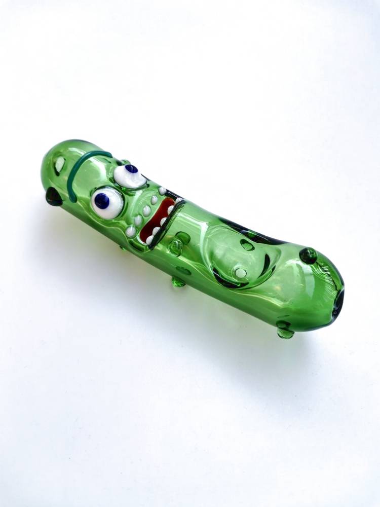 Kawum Pfeife aus Glas, Pickle 10cm