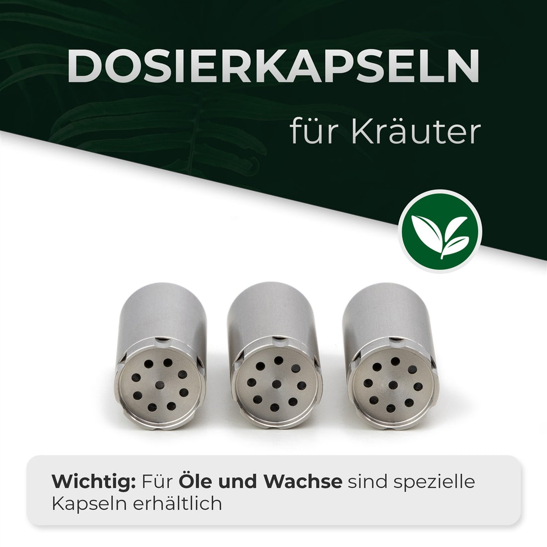 HIZEN Vaporizers Dosierkapseln Set Stilus Pro &amp; Stilus Mini Konduktion