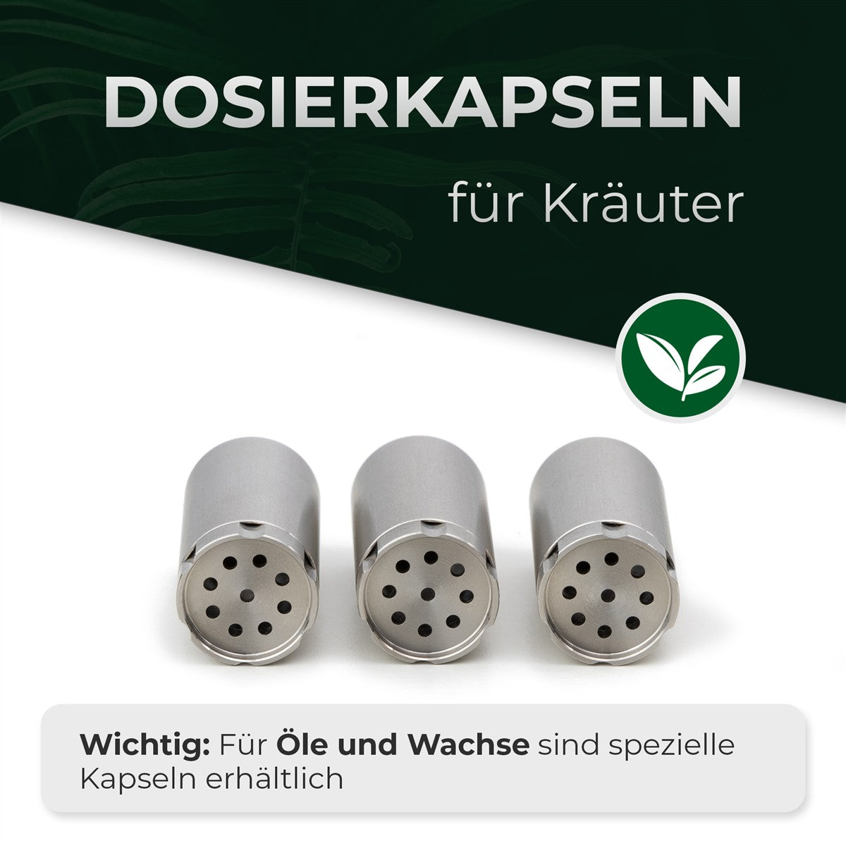 HIZEN Vaporizers Dosierkapseln Set Stilus Pro &amp; Stilus Mini Konduktion