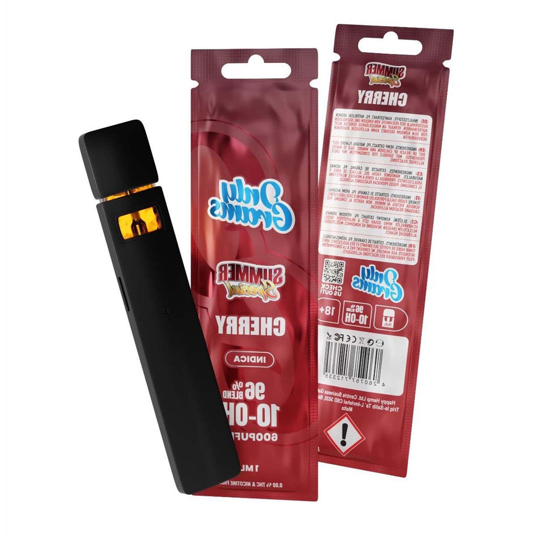OnlyGrams 10-OH V2 Vape Pen, 96% Blend Cherry