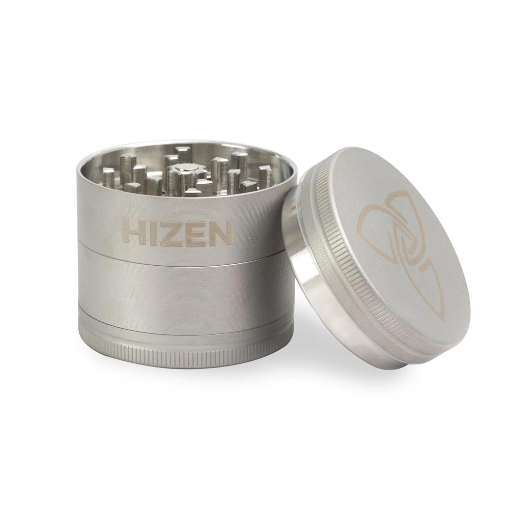HIZEN Edelstahl-Grinder 50 mm, geöffnet