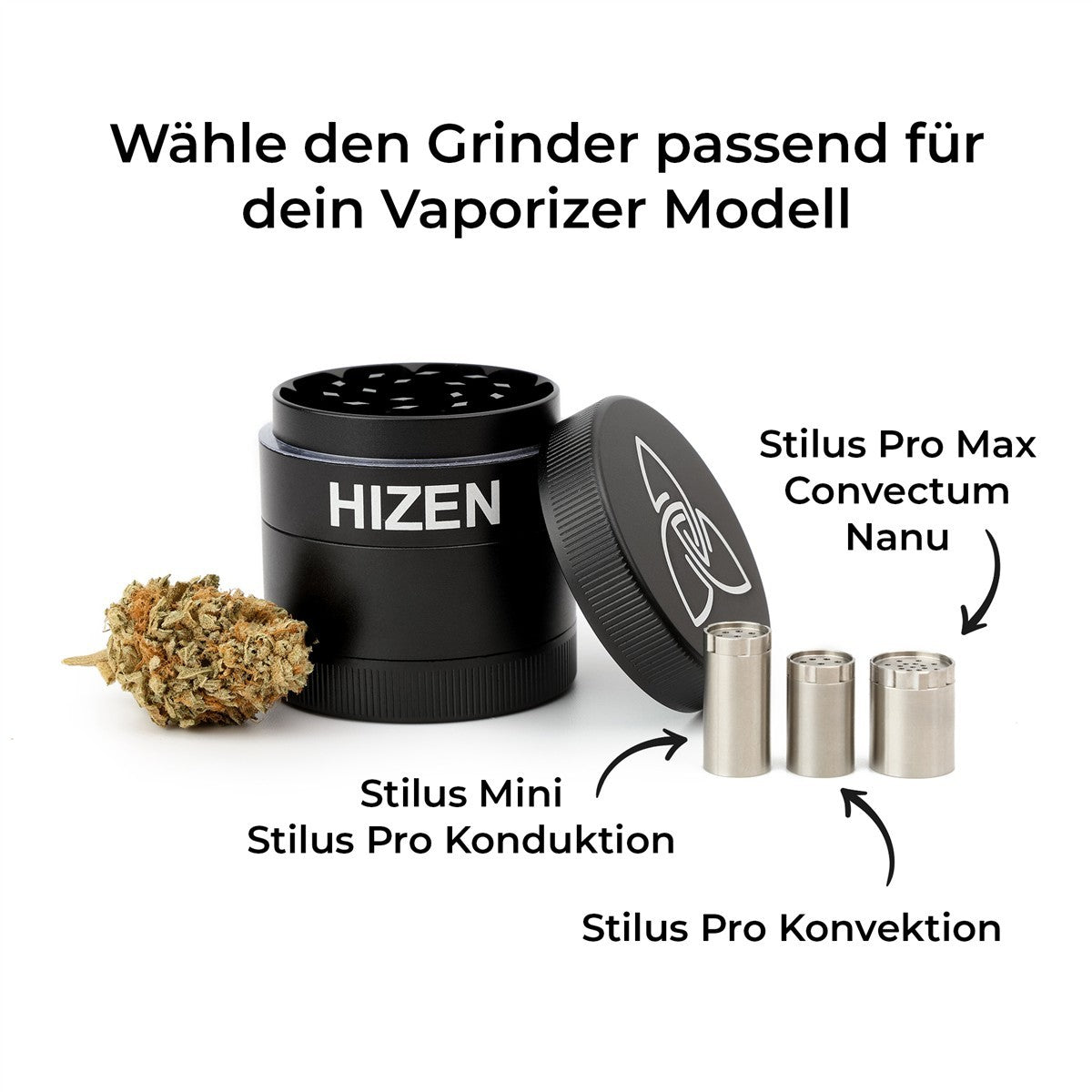 Kapsel-Grinder für Dosierkapseln, geöffnet