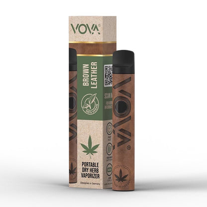 VoVa Volks-Vaporizer Kit mit 1000mAh Akku - Braun