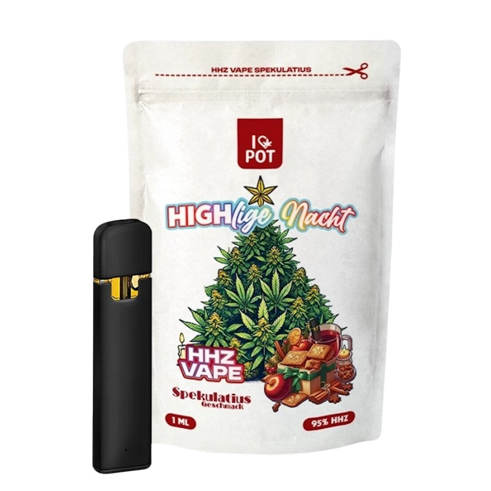 ILovePot HHZ Vape HIGHlige Nacht, 95% HHZ, 1ml Spekulatius