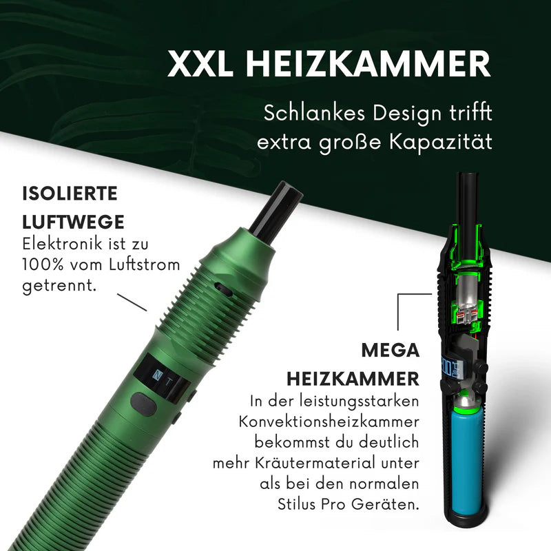 HIZEN Vaporizers Stilus Pro Max Forest Green