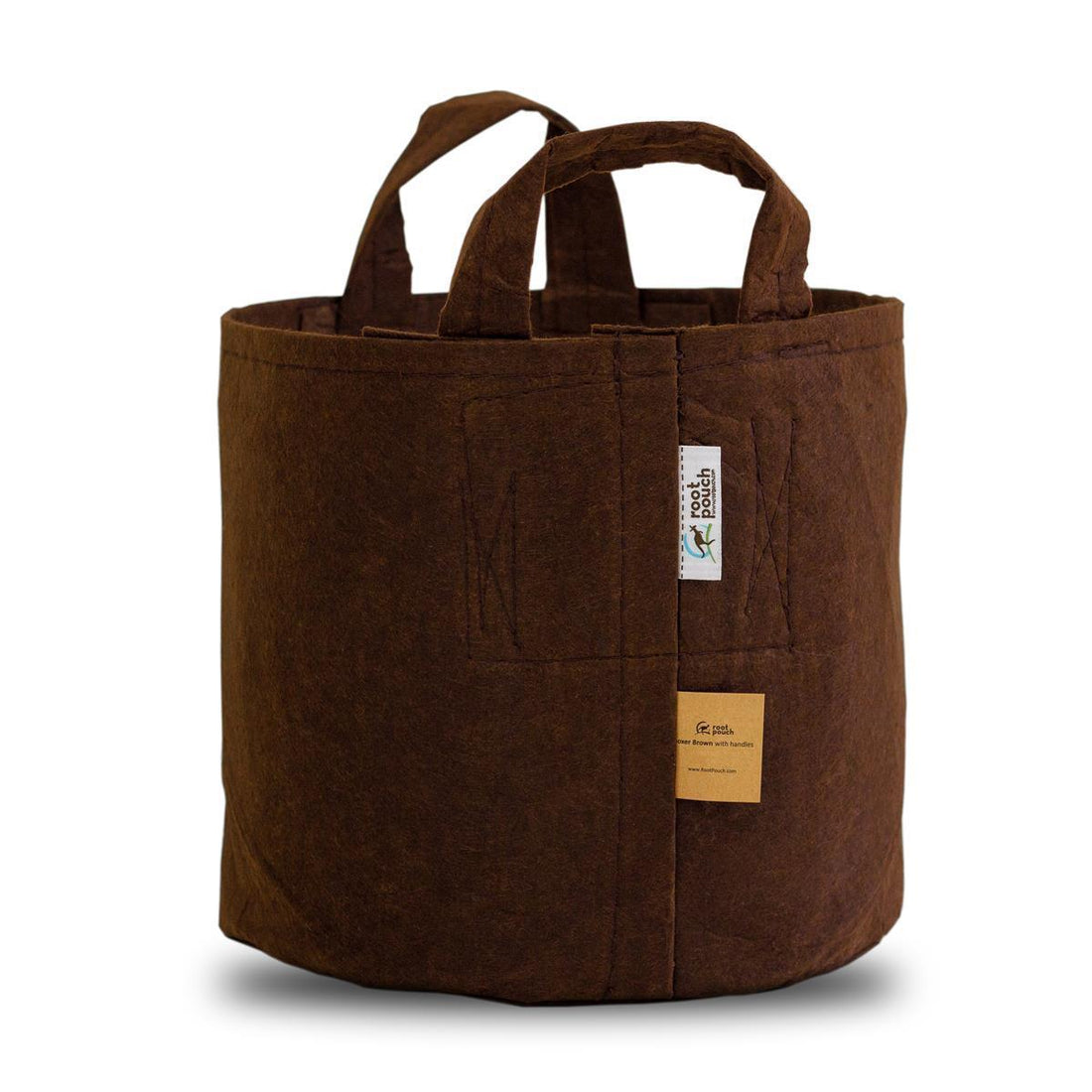 Root Pouch Boxer 16 Ltr. braun (250gr/m2) mit Griffen